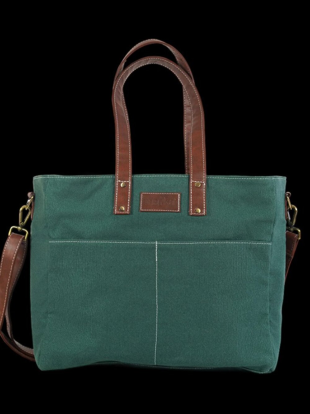 EUC MAIKA Essential Tote Bag – Waxed – Hunter Green